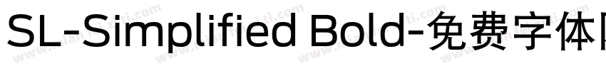 SL-Simplified Bold字体转换